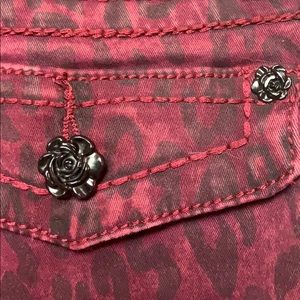 NWT RARE Rose Royce Premium Magenta Leopard Shorts